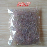 About 1000pcs/bag (small package) 2015 New Child Baby TPU Hair Holders Rubber Bands Elastics Girl's Tie Gum Hair Accessories