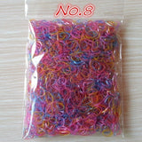 About 1000pcs/bag (small package) 2015 New Child Baby TPU Hair Holders Rubber Bands Elastics Girl's Tie Gum Hair Accessories