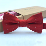 Children Bow Tie Baby Boy Kid Clothing Accessories Solid Color Gentleman Shirt Neck Tie Bowknot Dot