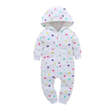 Autumn & Winter Newborn Infant Baby Clothes Fleece Jumpsuit Boys Romper Hooded Jumpsuit Bear Onesie Baby Bebe Menino Macacao
