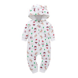 Autumn & Winter Newborn Infant Baby Clothes Fleece Jumpsuit Boys Romper Hooded Jumpsuit Bear Onesie Baby Bebe Menino Macacao