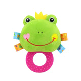 Newborn Rattles Toy Hand Bell Toddler Infant Rings Interactive Cute Cartoon Animal Plush Toys Baby Early Education Gift