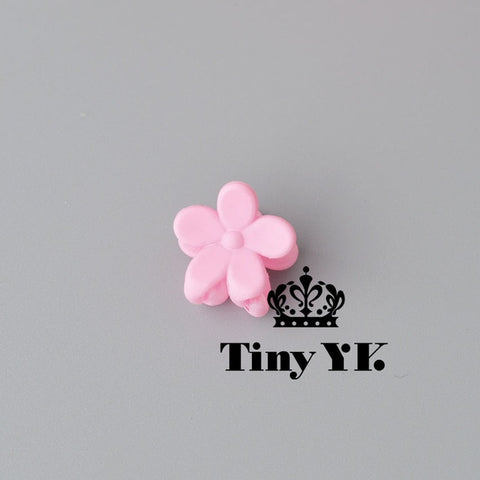 10 pcs New Fashion Baby Girls Small Hair Claw Cute Candy Color flower Hair Jaw Clip Children Hairpin Hair Accessories Wholesale
