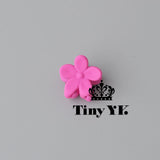 10 pcs New Fashion Baby Girls Small Hair Claw Cute Candy Color flower Hair Jaw Clip Children Hairpin Hair Accessories Wholesale