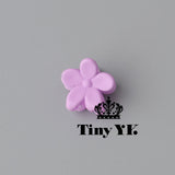 10 pcs New Fashion Baby Girls Small Hair Claw Cute Candy Color flower Hair Jaw Clip Children Hairpin Hair Accessories Wholesale