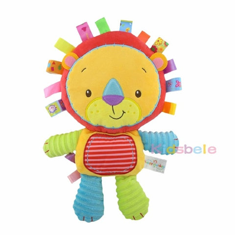 Baby Appease Toys Ring Bell Squeaky Sound Educational Toys Soft Plush Rattles Mobiles Toys For Girls Christmas Gift