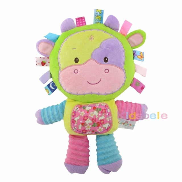 Baby Appease Toys Ring Bell Squeaky Sound Educational Toys Soft Plush Rattles Mobiles Toys For Girls Christmas Gift