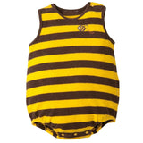 Free Shipping Cute New born Baby Girl Clothes Cartoon Fruit Rompers Cotton Sleeveless Button Onesie Baby Boy Summer Clothes LT11