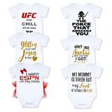 2018 Newborn Baby Bodysuit Short Sleeve Baby Boy Girl Clothes Funny Auntie Uncle Tiny Cottons Dinosaur Baby Onesie 0-18M