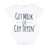 2018 Newborn Baby Bodysuit Short Sleeve Baby Boy Girl Clothes Funny Auntie Uncle Tiny Cottons Dinosaur Baby Onesie 0-18M