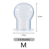 Baby Nipple 1Pcs Baby Pacifier Fresh Food Milk Nibbler Feeder Feeding Safe Baby Supplies Nippler Teat clip Pacifier Bottles