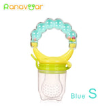 Baby Nipple Fresh Food Fruit Milk Feeding Bottles Nibbler Learn Feeding Drinking Water Straw Handle Teething Pacifier with bell