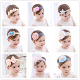Fashion Newborn Toddler Headband Children's Cute Hair Accessories Baby Band Lace Pentagram Flowers Girl Elastic bands Headwear
