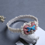 Fashion Newborn Toddler Headband Children's Cute Hair Accessories Baby Band Lace Pentagram Flowers Girl Elastic bands Headwear