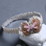Fashion Newborn Toddler Headband Children's Cute Hair Accessories Baby Band Lace Pentagram Flowers Girl Elastic bands Headwear