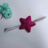 Fashion Newborn Toddler Headband Children's Cute Hair Accessories Baby Band Lace Pentagram Flowers Girl Elastic bands Headwear