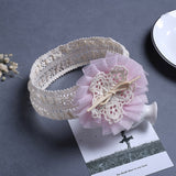 Fashion Newborn Toddler Headband Children's Cute Hair Accessories Baby Band Lace Pentagram Flowers Girl Elastic bands Headwear