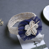 Fashion Newborn Toddler Headband Children's Cute Hair Accessories Baby Band Lace Pentagram Flowers Girl Elastic bands Headwear