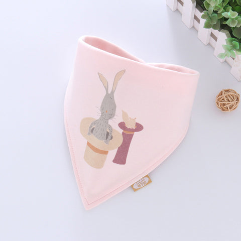 Cotton Bandana Bibs Baby Babador Feeding Smock Infant Burp Cloths Cartoon Saliva Towel Baby Eating Accessory Soft Baby Stuff