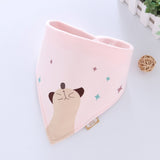Cotton Bandana Bibs Baby Babador Feeding Smock Infant Burp Cloths Cartoon Saliva Towel Baby Eating Accessory Soft Baby Stuff