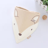 Cotton Bandana Bibs Baby Babador Feeding Smock Infant Burp Cloths Cartoon Saliva Towel Baby Eating Accessory Soft Baby Stuff
