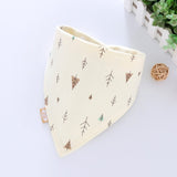 Cotton Bandana Bibs Baby Babador Feeding Smock Infant Burp Cloths Cartoon Saliva Towel Baby Eating Accessory Soft Baby Stuff