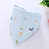 Cotton Bandana Bibs Baby Babador Feeding Smock Infant Burp Cloths Cartoon Saliva Towel Baby Eating Accessory Soft Baby Stuff