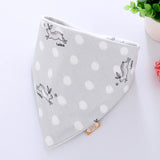 Cotton Bandana Bibs Baby Babador Feeding Smock Infant Burp Cloths Cartoon Saliva Towel Baby Eating Accessory Soft Baby Stuff