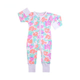 Infant Jumpsuit Long Sleeves Floral Romper Baby Boy Girl Clothes Tiny Cottons New Born Toddler Onesie Overall Outfit Pajamas