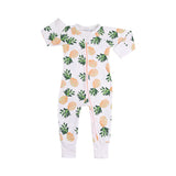 Infant Jumpsuit Long Sleeves Floral Romper Baby Boy Girl Clothes Tiny Cottons New Born Toddler Onesie Overall Outfit Pajamas