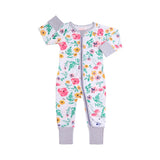 Infant Jumpsuit Long Sleeves Floral Romper Baby Boy Girl Clothes Tiny Cottons New Born Toddler Onesie Overall Outfit Pajamas