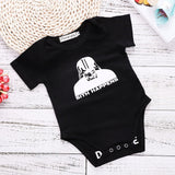 2018 Newborn Baby Clothes Funny 1st Birthday Daddy Letter White Short Sleeve Baby Bodysuits Tiny Cotton Baby Clothes Onesie