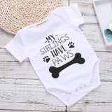 2018 Newborn Baby Clothes Funny 1st Birthday Daddy Letter White Short Sleeve Baby Bodysuits Tiny Cotton Baby Clothes Onesie