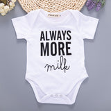 2018 Newborn Baby Clothes Funny 1st Birthday Daddy Letter White Short Sleeve Baby Bodysuits Tiny Cotton Baby Clothes Onesie