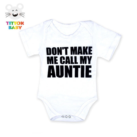 2018 Baby Boy Girl Clothes Party Siblings Daddy Auntie Letter Baby Bodysuit Short Sleeve Jumpsuit Baby Onesie 0-18 Tiny Cottons