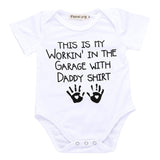 2018 Baby Boy Girl Clothes Party Siblings Daddy Auntie Letter Baby Bodysuit Short Sleeve Jumpsuit Baby Onesie 0-18 Tiny Cottons