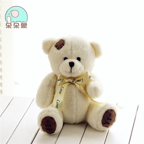 1pc 15cm Patch Bear Dolls Teddy Bear Soft Toy Bear Wedding Gifts Baby Toy Birthday gift brinquedos Soft toys