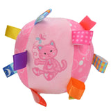 Cartoon Baby plush Ball toys colorful softy Rattle Mobile ring bell Toy brinquedos juguetes para bebes jouet WJ531