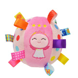 Cartoon Baby plush Ball toys colorful softy Rattle Mobile ring bell Toy brinquedos juguetes para bebes jouet WJ531