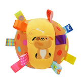 Cartoon Baby plush Ball toys colorful softy Rattle Mobile ring bell Toy brinquedos juguetes para bebes jouet WJ531