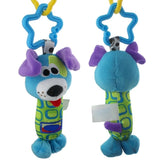 1Pcs Cartoon Animal Cow Dogs  Toy Crib Bed Stroller Hanging Ring Bell Toy Soft Baby Rattle Early Educational Toy Baby Toys