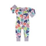 Infant Jumpsuit Long Sleeves Floral Romper Baby Boy Girl Clothes Tiny Cottons New Born Toddler Onesie Overall Outfit Pajamas