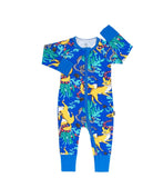 Infant Jumpsuit Long Sleeves Floral Romper Baby Boy Girl Clothes Tiny Cottons New Born Toddler Onesie Overall Outfit Pajamas