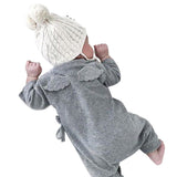 Baby Rompers Long Sleeve Tiny Cottons White Grey Newborn Girl Toddler Jumpsuit Baby Onesie First Birthday Boy Fairy Wings 3-18 M