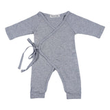 Baby Rompers Long Sleeve Tiny Cottons White Grey Newborn Girl Toddler Jumpsuit Baby Onesie First Birthday Boy Fairy Wings 3-18 M