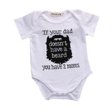 2018 Baby Boy Girl Clothes Party Siblings Daddy Auntie Letter Baby Bodysuit Short Sleeve Jumpsuit Baby Onesie 0-18 Tiny Cottons
