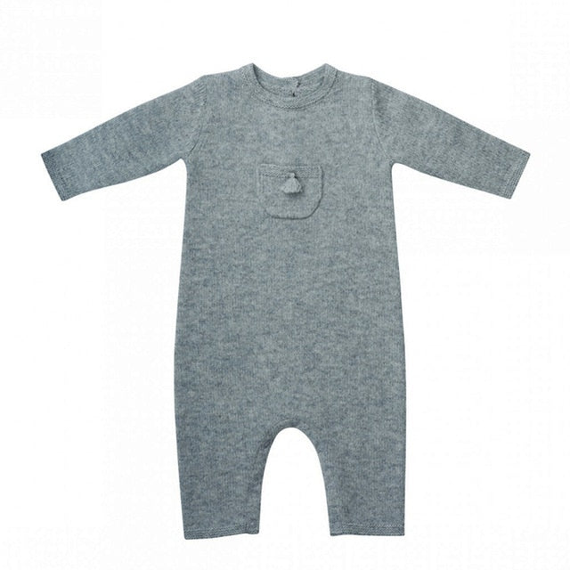 Baby Girl Clothes Winter Newborn Rompers Bebe Jumpsuits Knit Floral Vintage Toddler Costume Onesie Infant Boys Tiny Cottons 2019