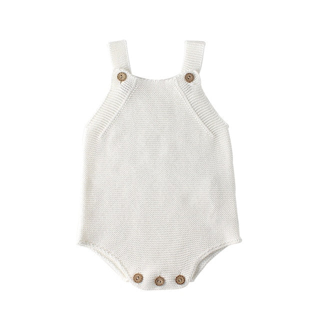 New Knitted Baby Romper for Girls Cotton Infant Jumpsuit Baby Boy Romper White Spring Autumn Baby Onesie Toddler Newborn Clothes