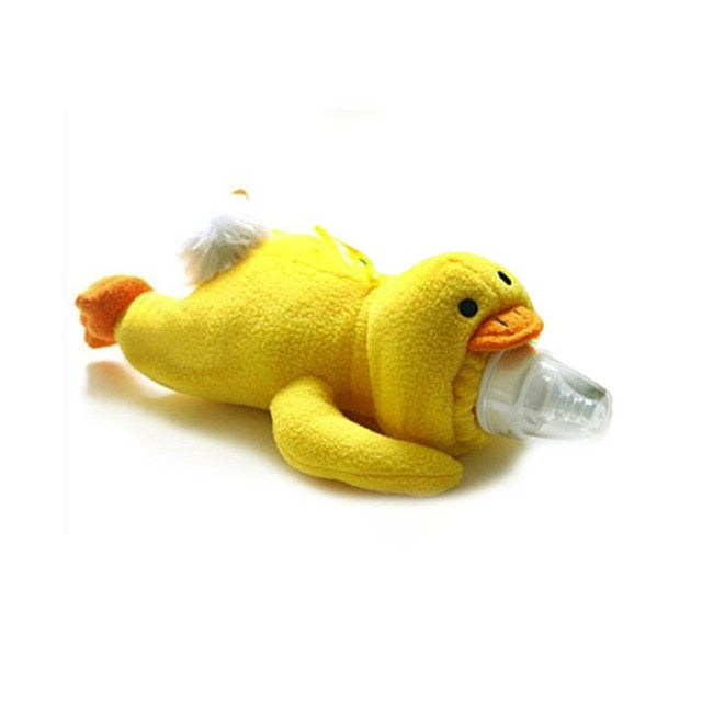 Baby Feeding Milk Bottle Insulation Cover Holder Feeder Thermal Bag Warmer Animal Plush Toy AN88