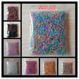 About 1000pcs/bag (small package) 2015 New Child Baby TPU Hair Holders Rubber Bands Elastics Girl's Tie Gum Hair Accessories